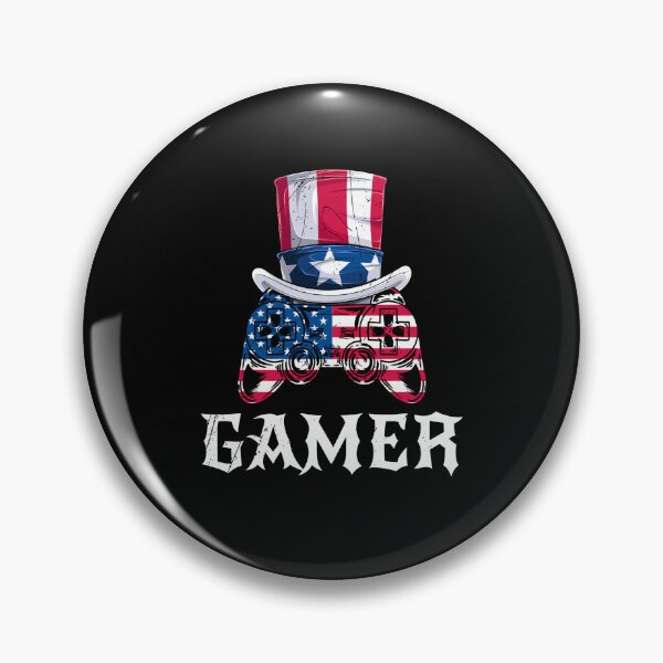 Item preview, 4th Of July Design  Video Game Controller Gamer USA Flag designed and sold by Ryan89-Design.