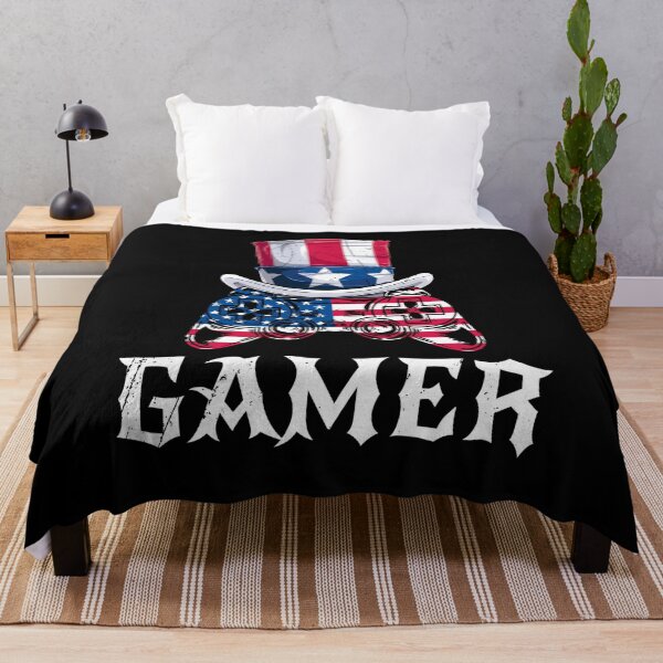 Item preview, 4th Of July Design Video Game Controller Gamer USA Flag designed and sold by Ryan89-Design.