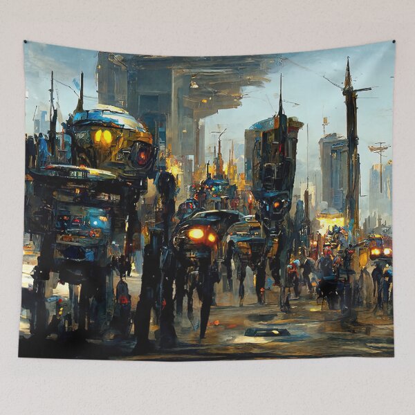 Item preview, Robo-City designed and sold by AM FineArtPrints.