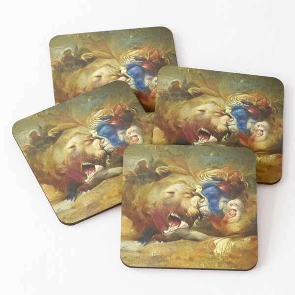 Item preview, pelea de leones designed and sold by kharamoot.