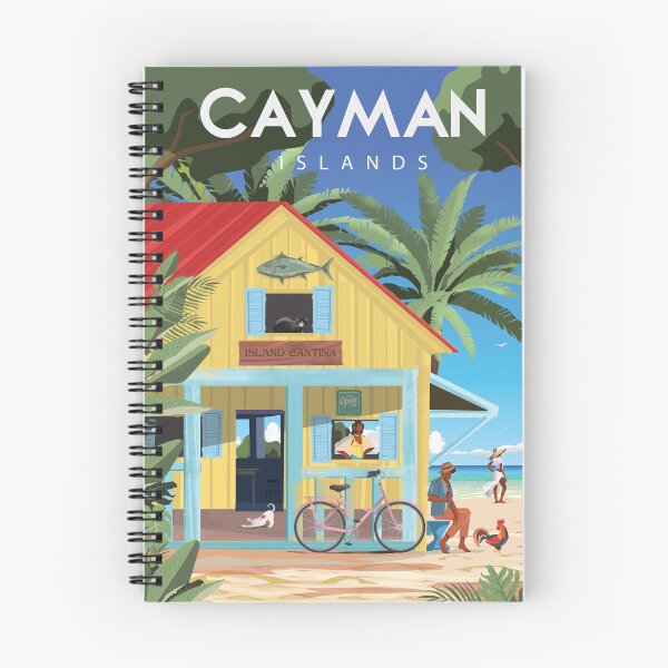 Item preview, Cartel de viaje de las Islas Caimán. designed and sold by Arctic frame studio.