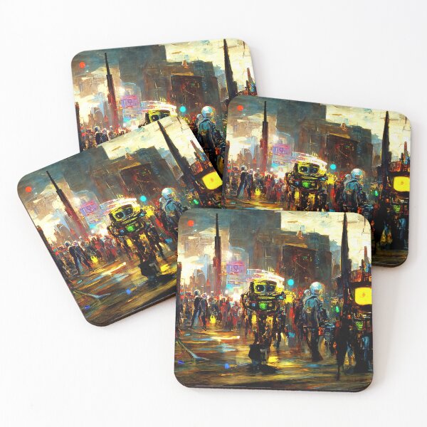 Item preview, Robo-City designed and sold by AM FineArtPrints.