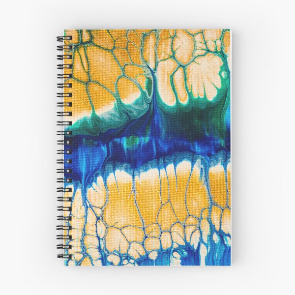 Item preview, Golden Islands 02 Acrylic Fluid Painting Swipe Pour designed and sold by mhfoto.