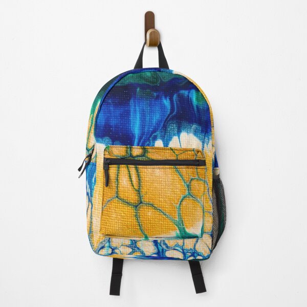 Item preview, Golden Islands 02 Acrylic Fluid Painting Swipe Pour designed and sold by mhfoto.