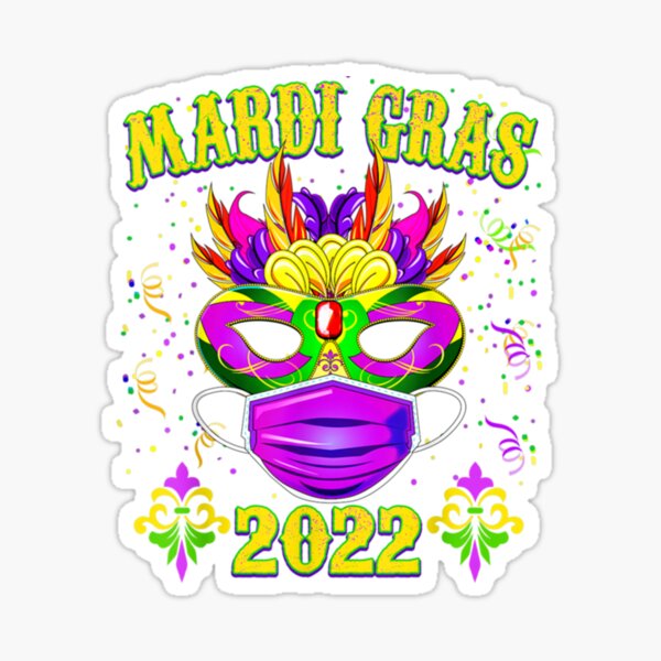 Mardi Gras 2022 Stickers for Sale