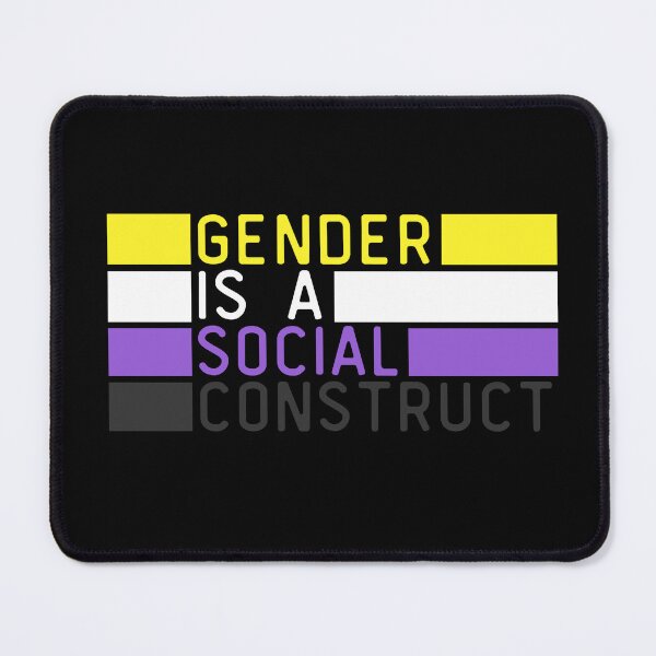 Item preview, Gender Is A Social Construct Non Binary. Nonbinary Pride designed and sold by Subtle Pride Shop.