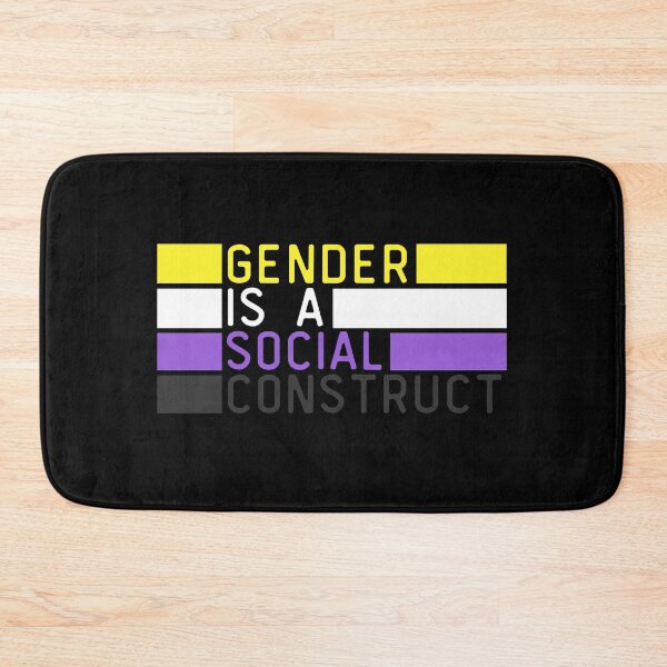 Item preview, Gender Is A Social Construct Non Binary. Nonbinary Pride designed and sold by Subtle Pride Shop.