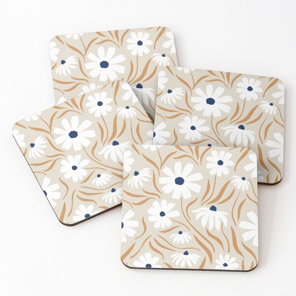 Item preview, Harper Floral Prints, Ivory, Navy, Mustard designed and sold by meggydesigns.