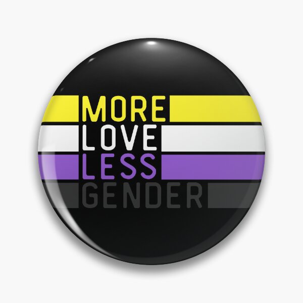 Item preview, More Love Less Gender Non Binary. Nonbinary Pride designed and sold by Subtle Pride Shop.