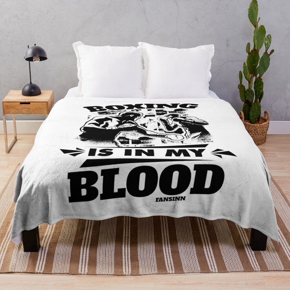 New Fashion Boxing Is In My Blood Throw Blanket Bl-HVJZB7HO