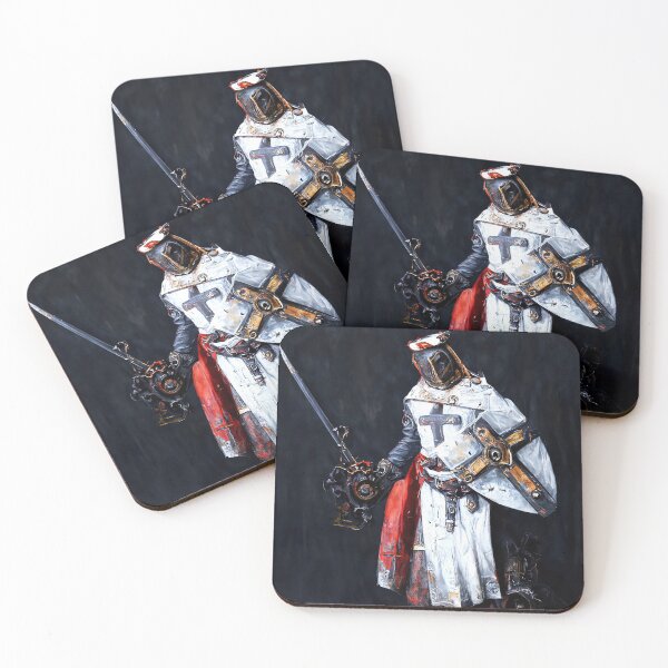 Item preview, Steampunk Crusader Warrior designed and sold by AM FineArtPrints.