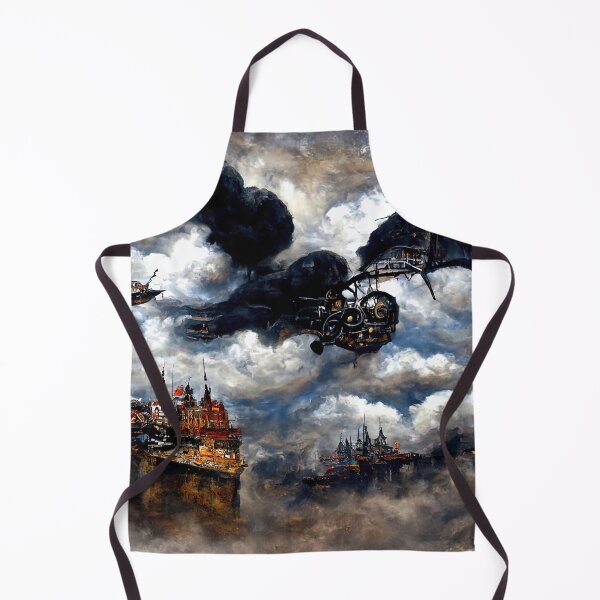 Item preview, Steampunk Flying Fortress designed and sold by AM FineArtPrints.