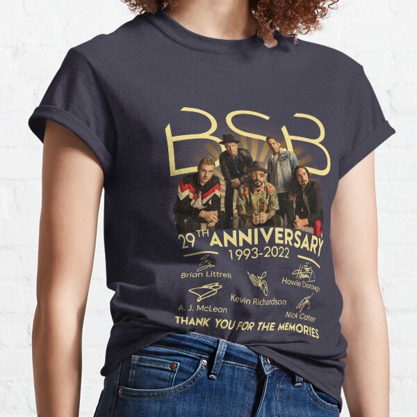 Backstreet Boys Bsb 27. Jahrestag 19932020 Unterschriften Brian Littrell Classic T-Shirt