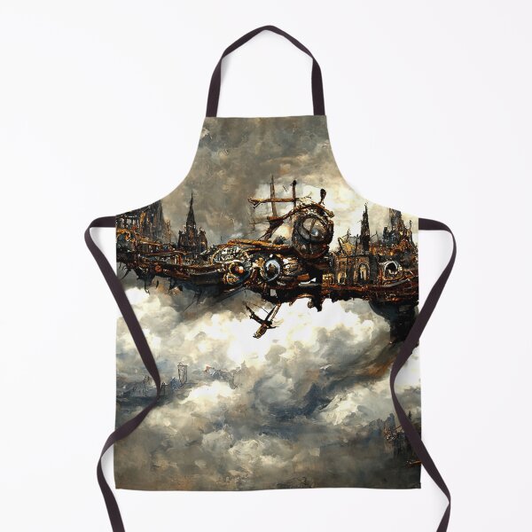 Item preview, Steampunk Flying Fortress designed and sold by AM FineArtPrints.