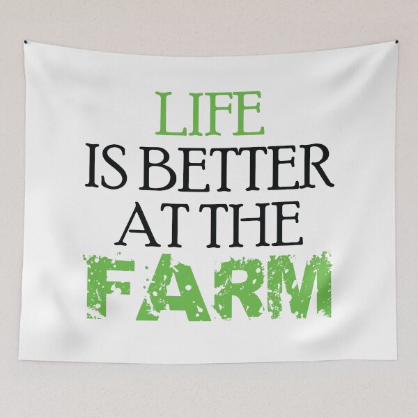Item preview, Life Is Better At The Farm designed and sold by jain-ravi002.
