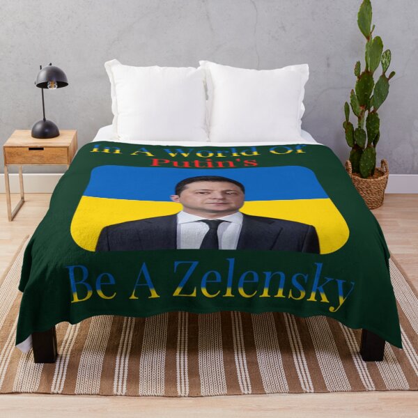 Item preview, in a world of putin_s be a zelensky stand with ukraine designed and sold by RayAndAnnShop.