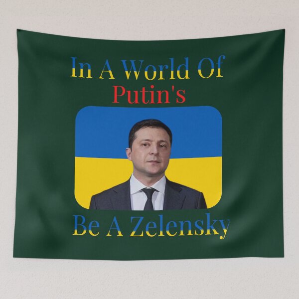 Item preview, in a world of putin_s be a zelensky  stand with ukraine   designed and sold by RayAndAnnShop.