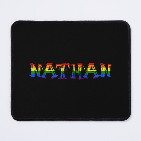 Item preview, Men rainbow name gay Nathan designed and sold by LoveIsColorful.