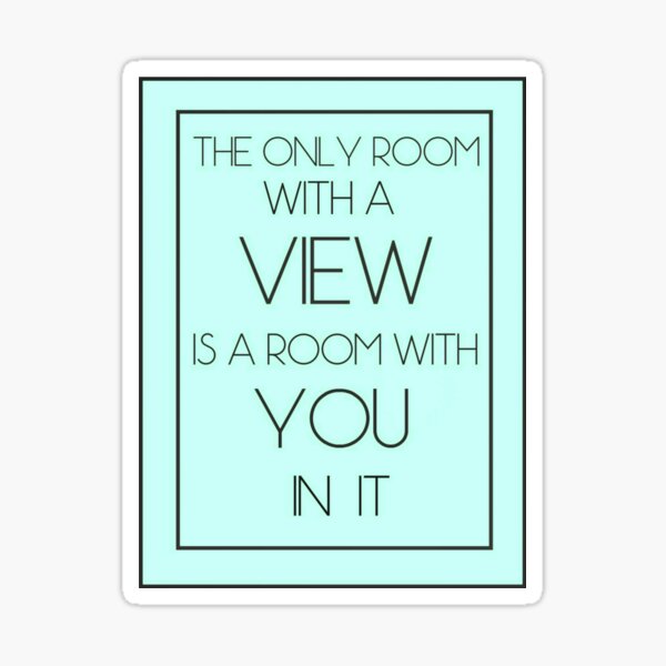 Room With a View Sticker