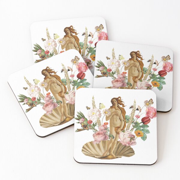 Item preview, Botticelli | The Birth of Venus | Vintage Floral Collage designed and sold by A Beautiful World.