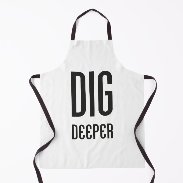 Item preview, DIG Deeper - Simple Strong Motivational Quote designed and sold by in-vectors.