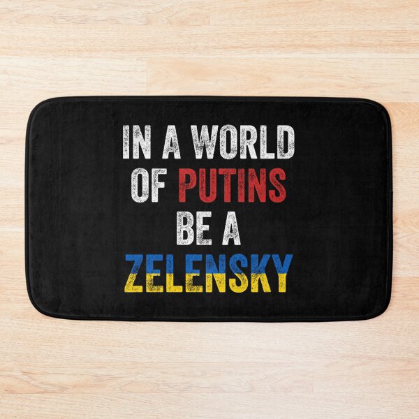 Item preview, I Stand With Ukraine In A World Of Putins Be A Zelensky     designed and sold by RayAndAnnShop.