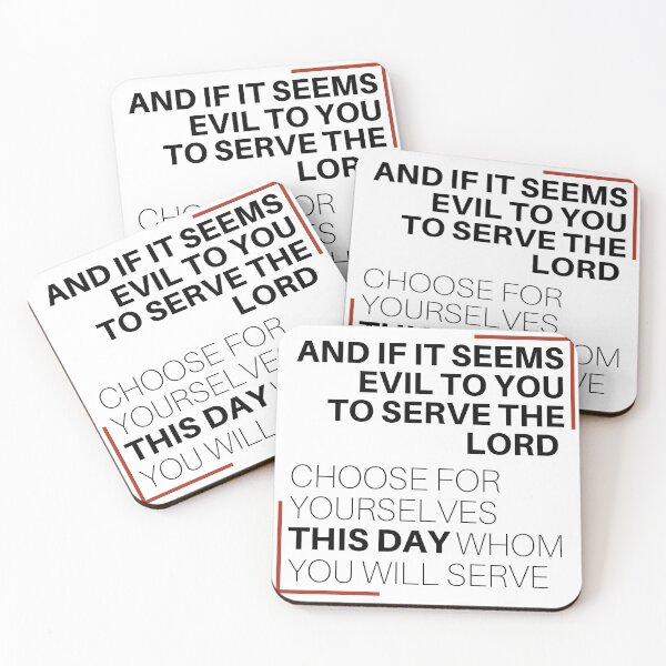 Item preview, Serve the Lord Joshua 24 designed and sold by NonPCTruths.