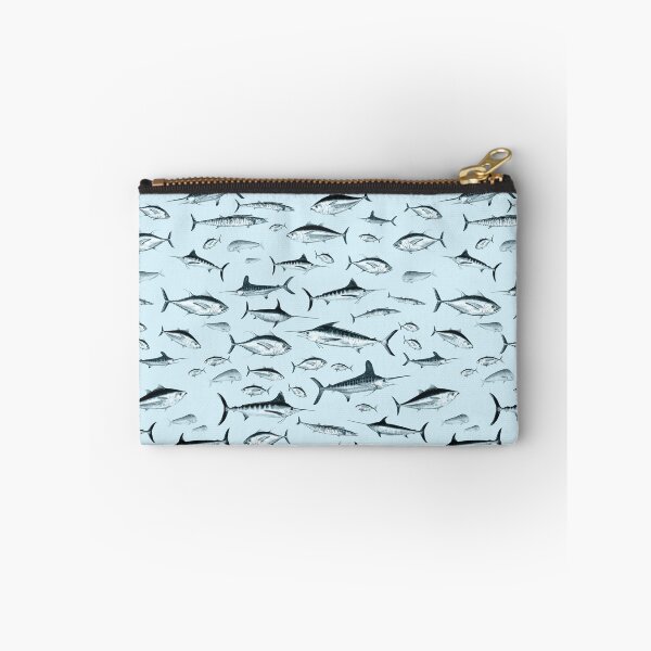Item preview, Fish Mix: Vol. 3, Cool Blue wahoo, bigeye, yellowfin, bluefin tuna, blue marlin, white marlin, mahi-mahi, swordfish designed and sold by Melissa  MacMichael Art + Design.