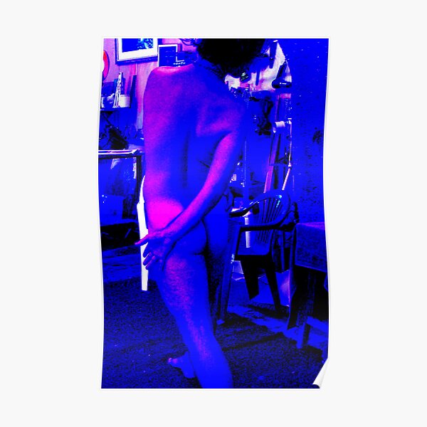 Blue bottom Poster