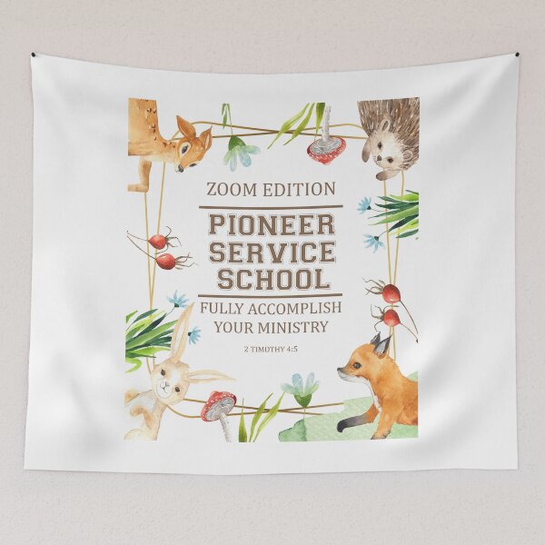 Item preview, Pioneer Service School 2023 (Jungle) Spiral Notebook designed and sold by crafts-gift.