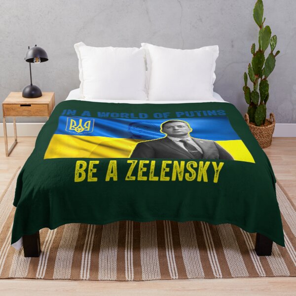Item preview, In a World of Putins Be a Zelensky - Cлава Україні Slava Ukrayini - Slava Ukraini - Ukraini Glory to designed and sold by RayAndAnnShop.