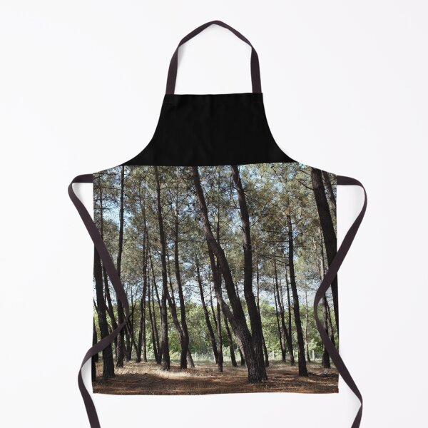 Item preview, Pine tree forest lanscape. Dense forest of tall pine trees designed and sold by FairyOfCherries.