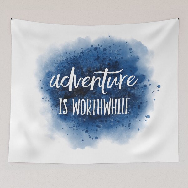 Item preview, Adventure is worthwhile Motivational Aesop Quote designed and sold by mhfoto.