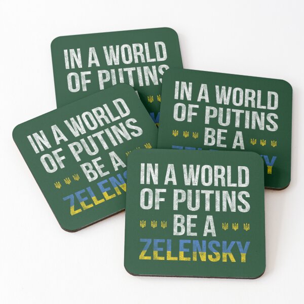 Item preview, In a World of Putins Be a Zelensky - Cлава Україні Slava Ukrayini - Slava Ukraini - Ukraini Glory to designed and sold by RayAndAnnShop.