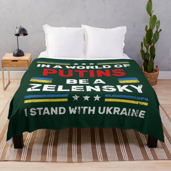 Item preview, In a world of Putins be a Zelensky Matching Gift I stand with Ukraine In a world of Putins be a Zele designed and sold by RayAndAnnShop.