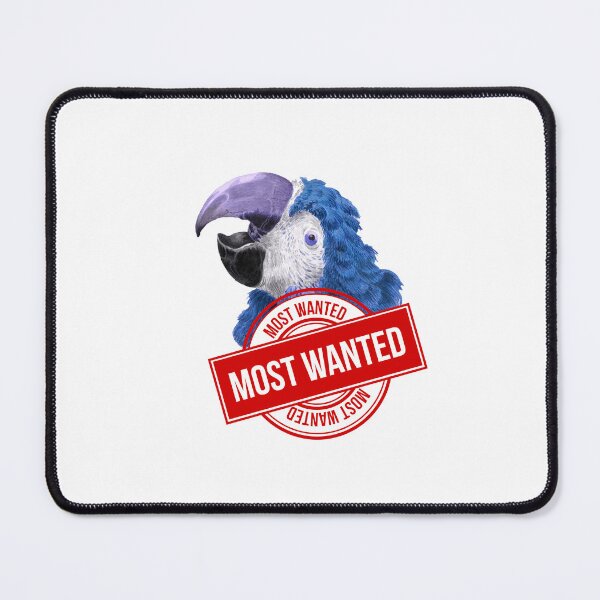 Item preview, The Most Wanted Blue Parrot designed and sold by Designza1.