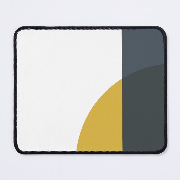 Item preview, Abstract Geometric Minimalist 2 Navy Blue, Light Mustard Yellow, and White designed and sold by kierkegaard.