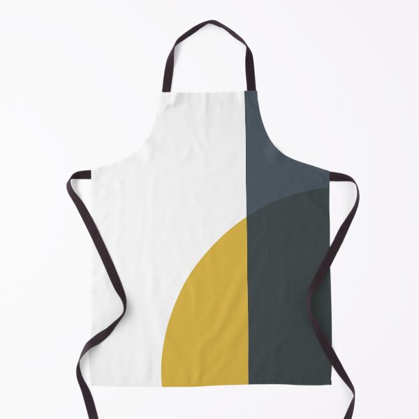 Item preview, Abstract Geometric Minimalist 2 Navy Blue, Light Mustard Yellow, and White designed and sold by kierkegaard.