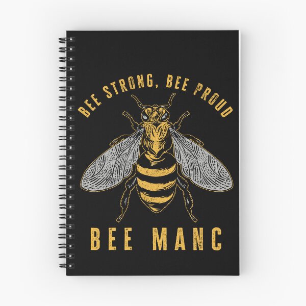 Item preview, "Bee Strong, Bee Proud, Bee Manc", Mancunian, Manchester pride, Worker Bee Design designed and sold by Proverbial Wisdom Design.