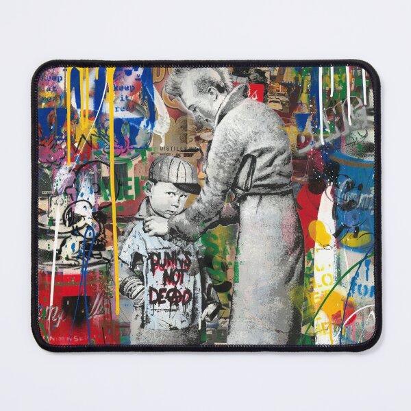 Item preview, Punks Not Dead Mom - Graffiti Mashup Banksy designed and sold by WE-ARE-BANKSY.