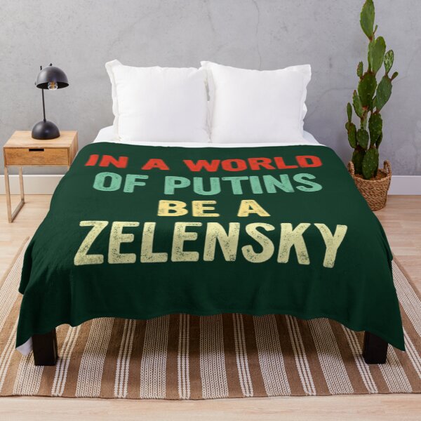 Item preview, In a world of Putins be a Zelensky Matching Gift I stand with Ukraine In a world of Putins be a Zele designed and sold by RayAndAnnShop.