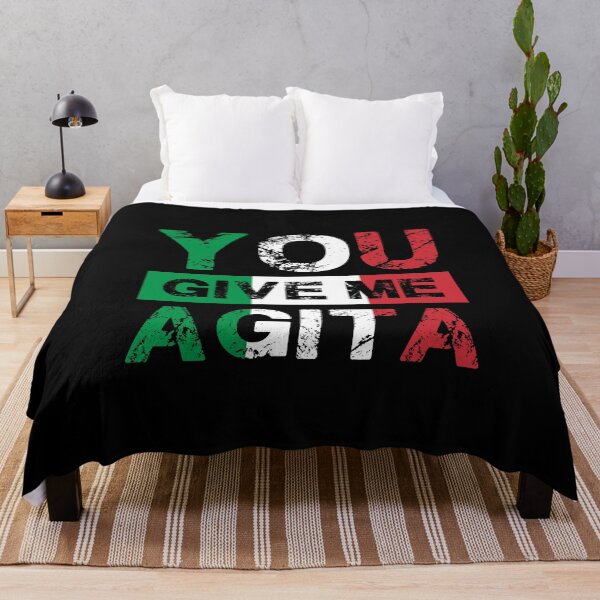 Item preview, Humor Quote Italian: You Give Me Agita Italian designed and sold by AMINE ★★★★★.