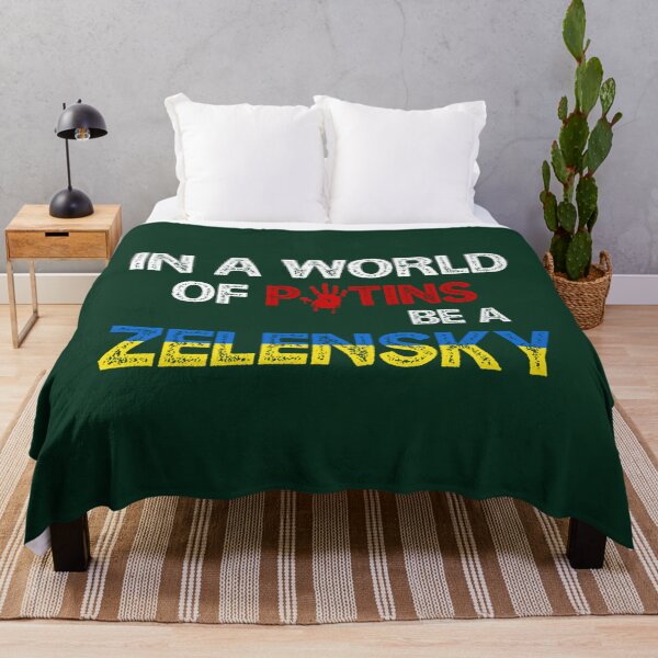 Item preview, Meme I Stand With Ukraine in a World of Putins Be a Zelensky designed and sold by RayAndAnnShop.