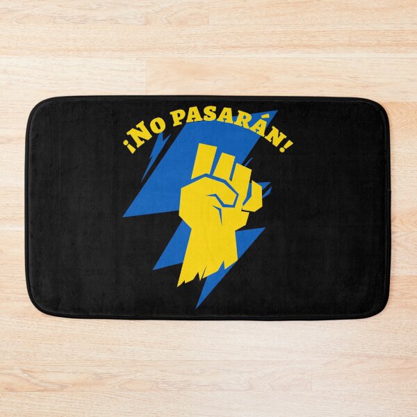 Item preview, No Pasarán! Ukrainian Resistance Solidarity Flag Fitted Scoop  designed and sold by RayAndAnnShop.