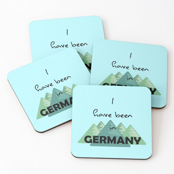 Item preview, I have been in Germany, drawing of a montains and text designed and sold by Martapp.