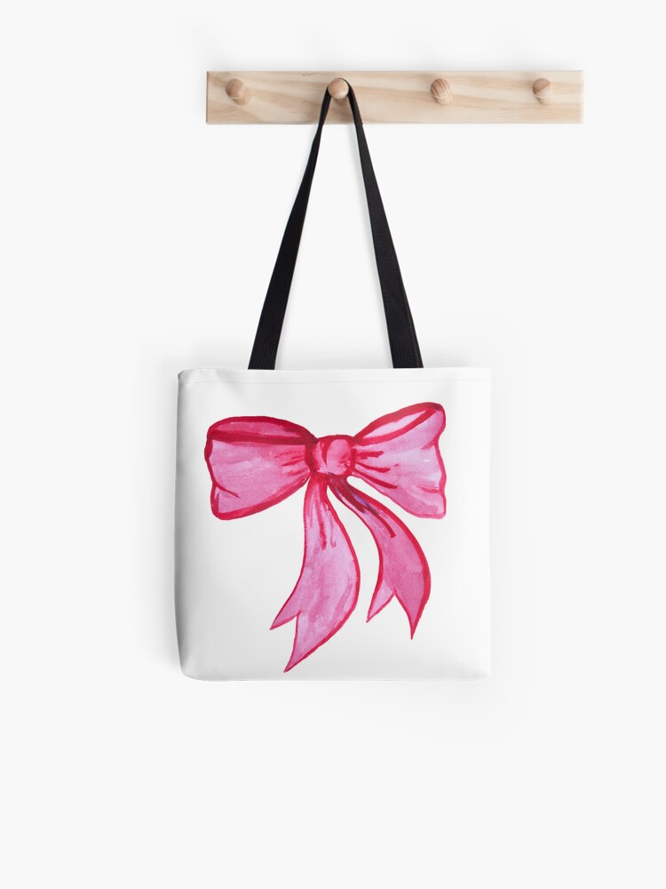 The cute pink bow ribbon  Poster for Sale by MinimalAnGo