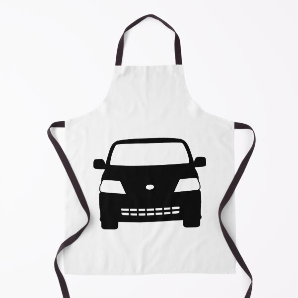 Item preview, Toyota Hiace Van Front View black silhouette designed and sold by EdimDesign.