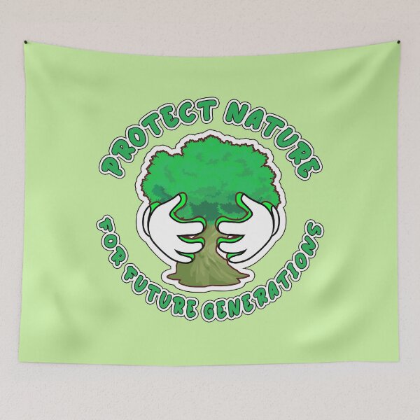 Item preview, protect nature for future generations, save planet keep it green designed and sold by Tiziza.