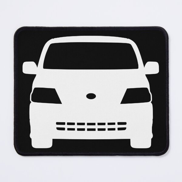 Item preview, Toyota Hiace Van Front View white silhouette designed and sold by EdimDesign.