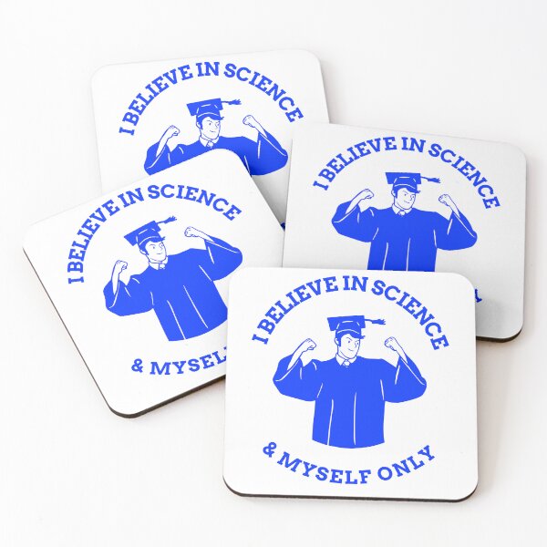 Item preview, I BELIEVE IN SCIENCE BLUE GRAPHIC  designed and sold by storebythom.